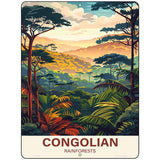 Congolian Rainforests Metal Novelty Parking Sign P-4557