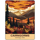 Cairngorms National Park Metal Novelty Parking Sign P-4560