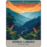 Keibul Lamjao National Park Metal Novelty Parking Sign P-4562