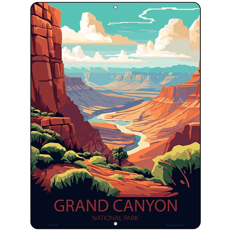 Grand Canyon National Park Metal Novelty Parking Sign P-4577