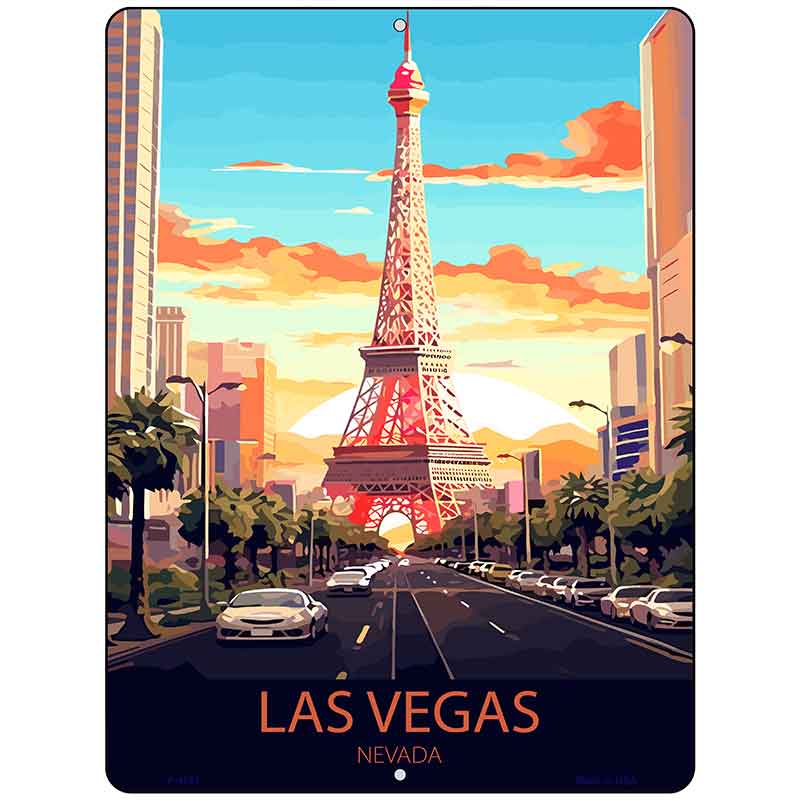 Las Vegas Nevada Metal Novelty Parking Sign P-4581