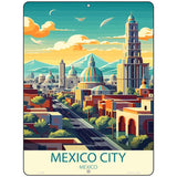 Mexico City Metal Novelty Parking Sign P-4583