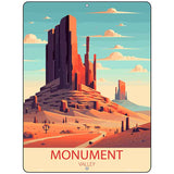 Monument Valley Metal Novelty Parking Sign P-4584