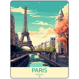 Paris France Metal Novelty Parking Sign P-4589