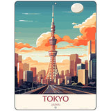 Tokyo Japan Metal Novelty Parking Sign P-4594