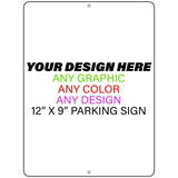 Doberman Gear Parking Sign 4.5" x 6" Sign (PM)