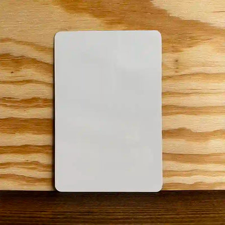 White Dye Sublimation Blank 4" x 6" Metal Postcard PC-000 4" x 6" Postcard (PC)