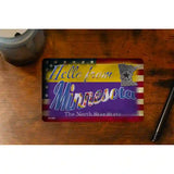 Hello From Minnesota Novelty Metal Postcard PC-023