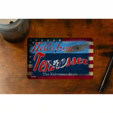 Hello From Tennessee Novelty Metal Postcard PC-042