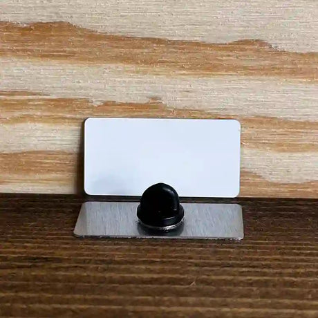 White Dye Sublimation Blank 0.75" x 1.5" Metal Hat Pin PIN-LP-000 1.5" x 0.75" Lapel Pin (PIN)