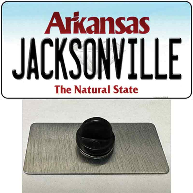 Jacksonville Arkansas Novelty Metal Hat Pin
