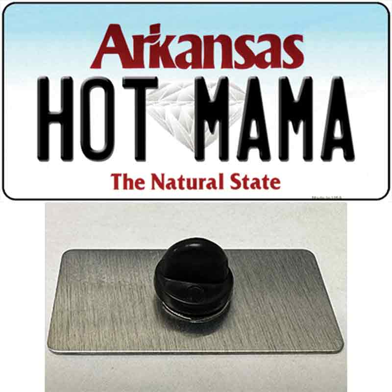 Hot Mama Arkansas Novelty Metal Hat Pin