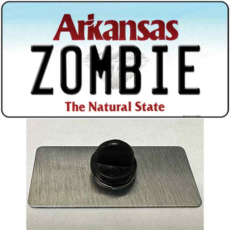 Zombie Arkansas Novelty Metal Hat Pin