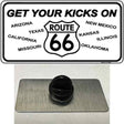 Get Your Kicks On 66 Novelty Metal Hat Pin