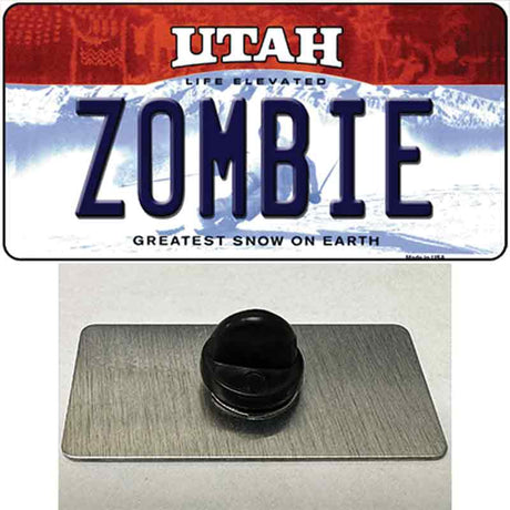 Zombie Utah Novelty Metal Hat Pin