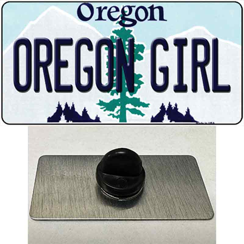 Oregon Girl Oregon Novelty Metal Hat Pin