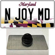 N Joy MD Maryland Novelty Metal Hat Pin