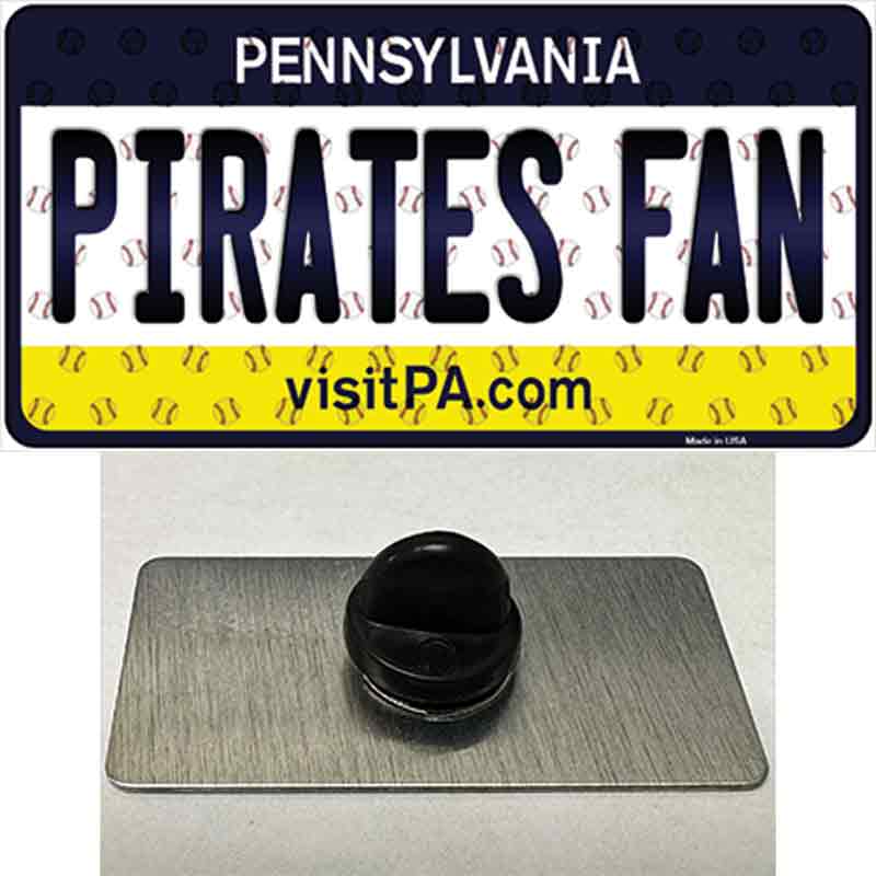 Pirates Fan Pennsylvania Novelty Metal Hat Pin