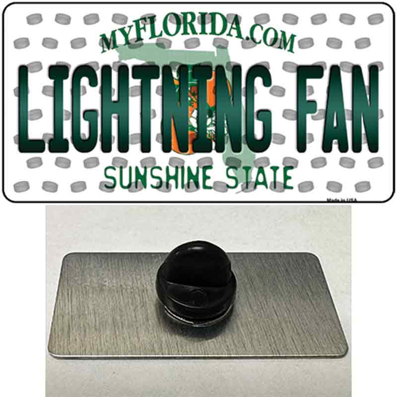 Lightning Fan Florida Novelty Metal Hat Pin