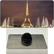 Eiffel Tower Night With Fountain Novelty Metal Hat Pin