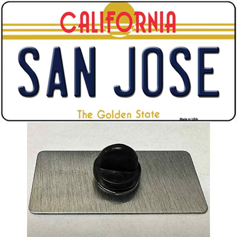 San Jose California Novelty Metal Hat Pin