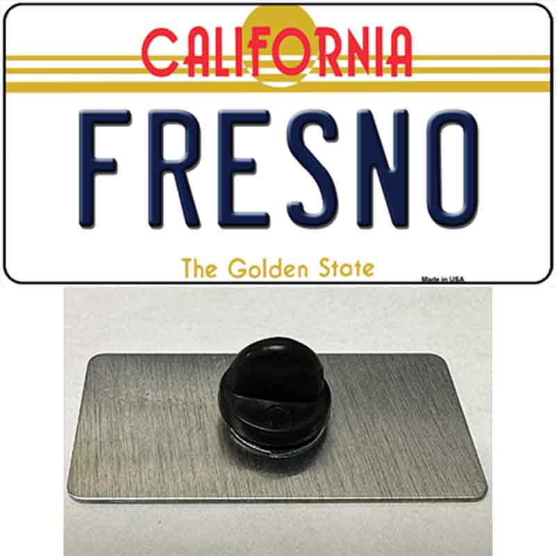 Fresno California Novelty Metal Hat Pin