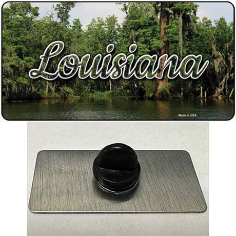 Louisiana Swamp State Novelty Metal Hat Pin