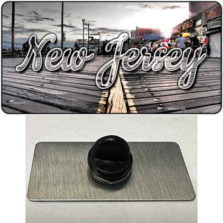 New Jersey Boardwalk State Novelty Metal Hat Pin