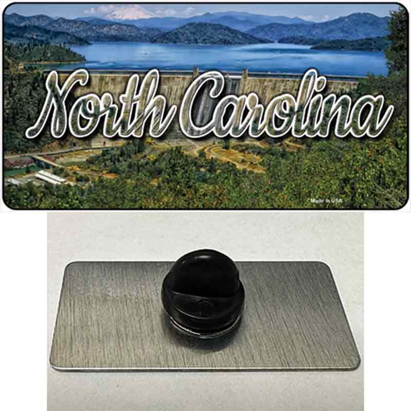 North Carolina Dam State Novelty Metal Hat Pin