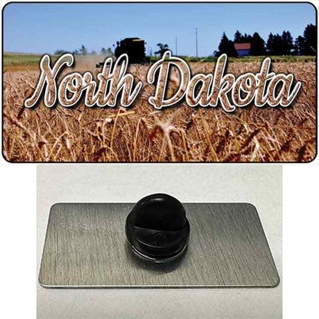 North Dakota Wheat Farm State Novelty Metal Hat Pin