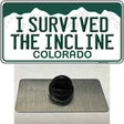 I Survived The Incline Colorado Novelty Metal Hat Pin