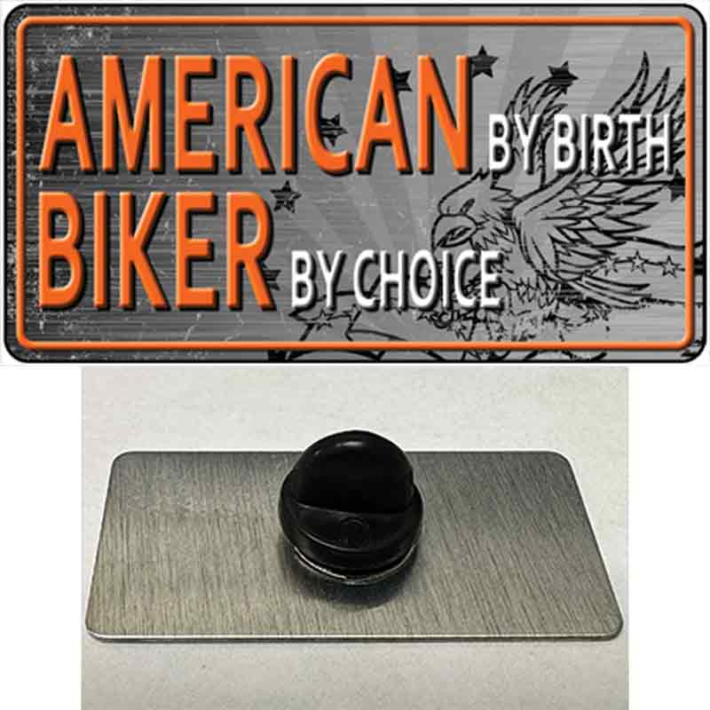 American Biker Novelty Metal Hat Pin