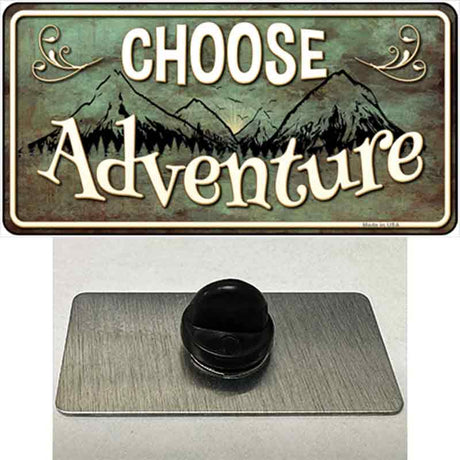 Choose Adventure Novelty Metal Hat Pin 1.5" x 0.75" Lapel Pin (PIN)
