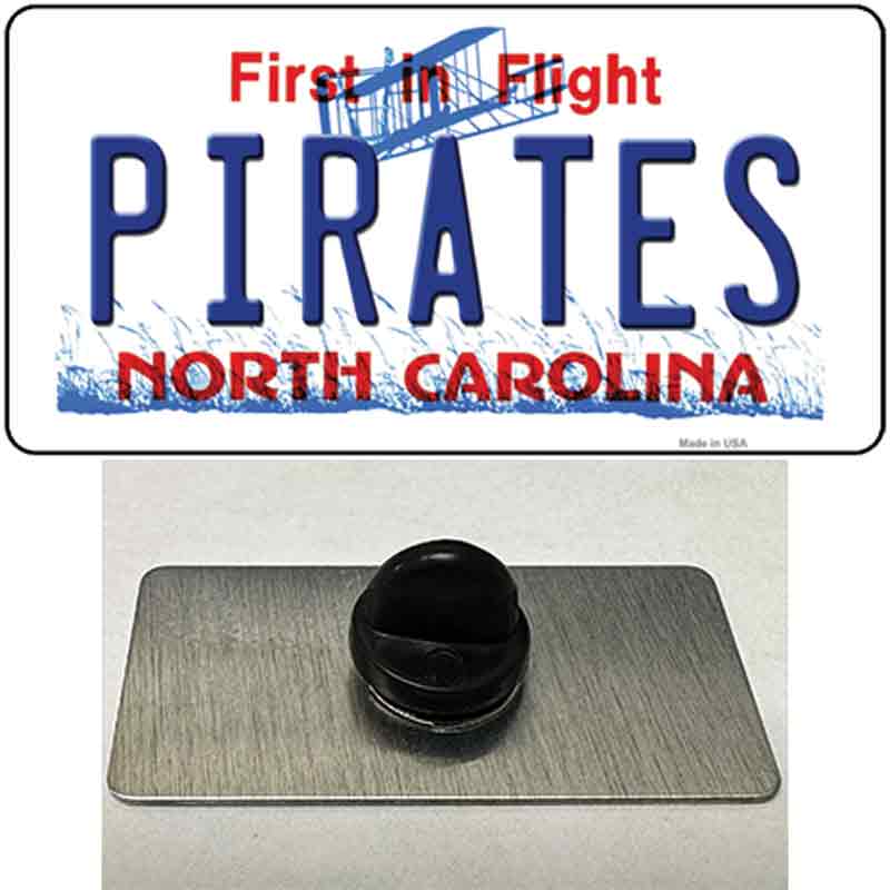Pirates North Carolina Novelty Metal Hat Pin