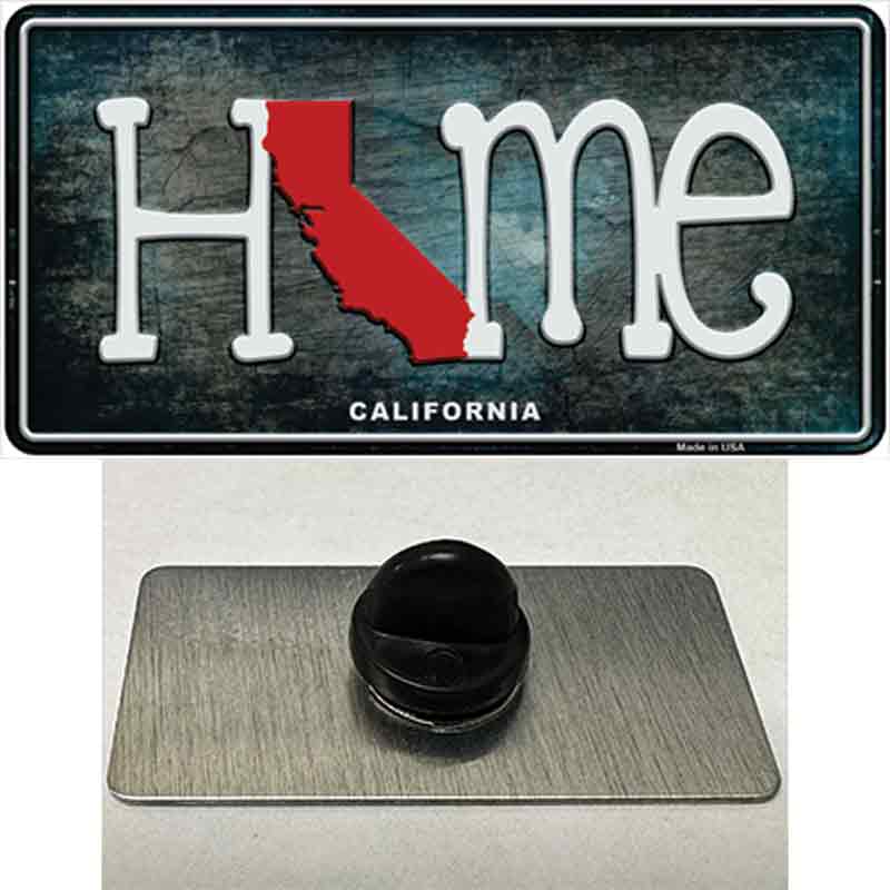California Home State Outline Novelty Metal Hat Pin