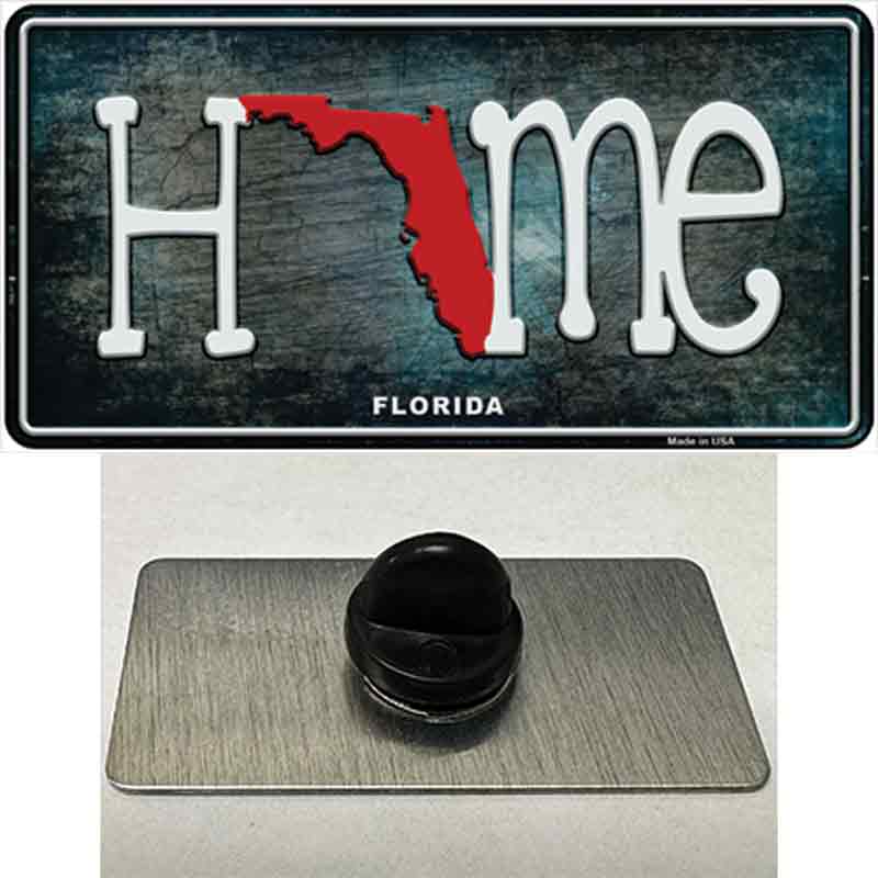 Florida Home State Outline Novelty Metal Hat Pin