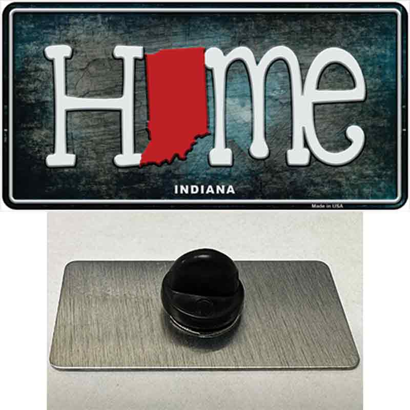 Indiana Home State Outline Novelty Metal Hat Pin