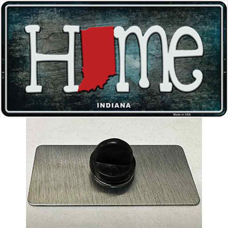 Indiana Home State Outline Novelty Metal Hat Pin