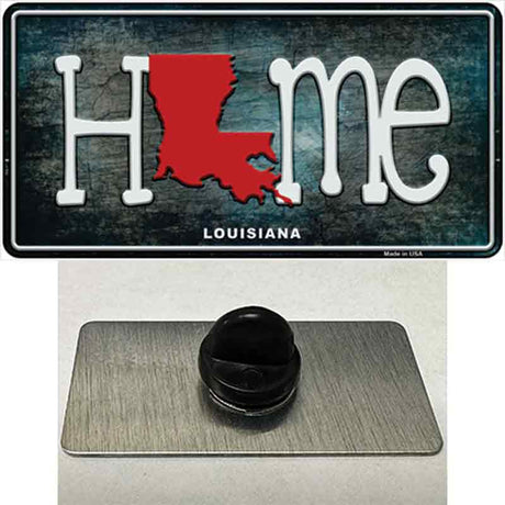 Louisiana Home State Outline Novelty Metal Hat Pin