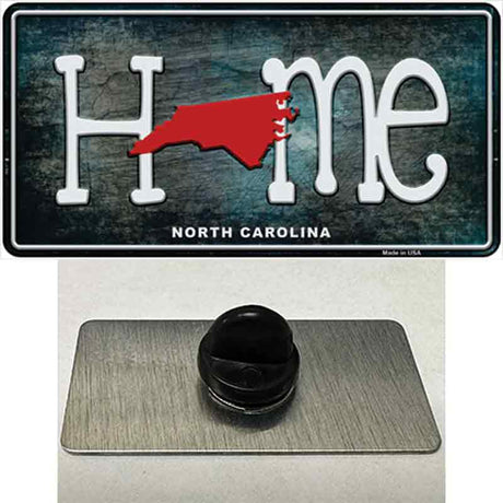North Carolina Home State Outline Novelty Metal Hat Pin