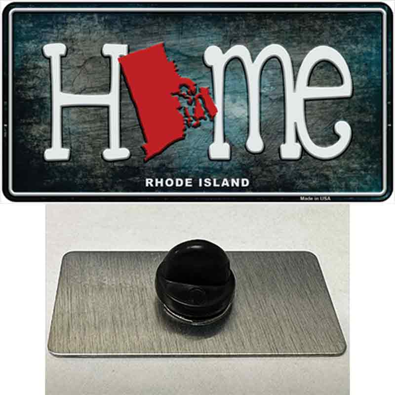 Rhode Island Home State Outline Novelty Metal Hat Pin