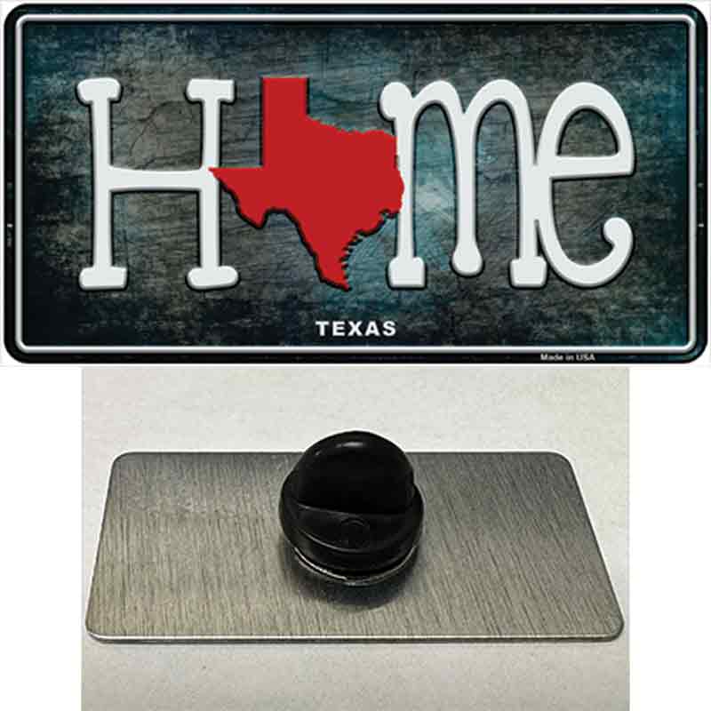 Texas Home State Outline Novelty Metal Hat Pin