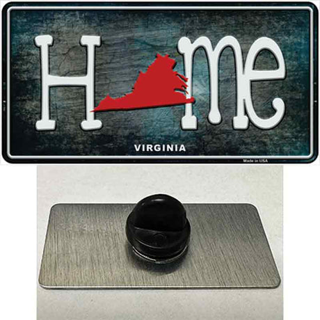Virginia Home State Outline Novelty Metal Hat Pin