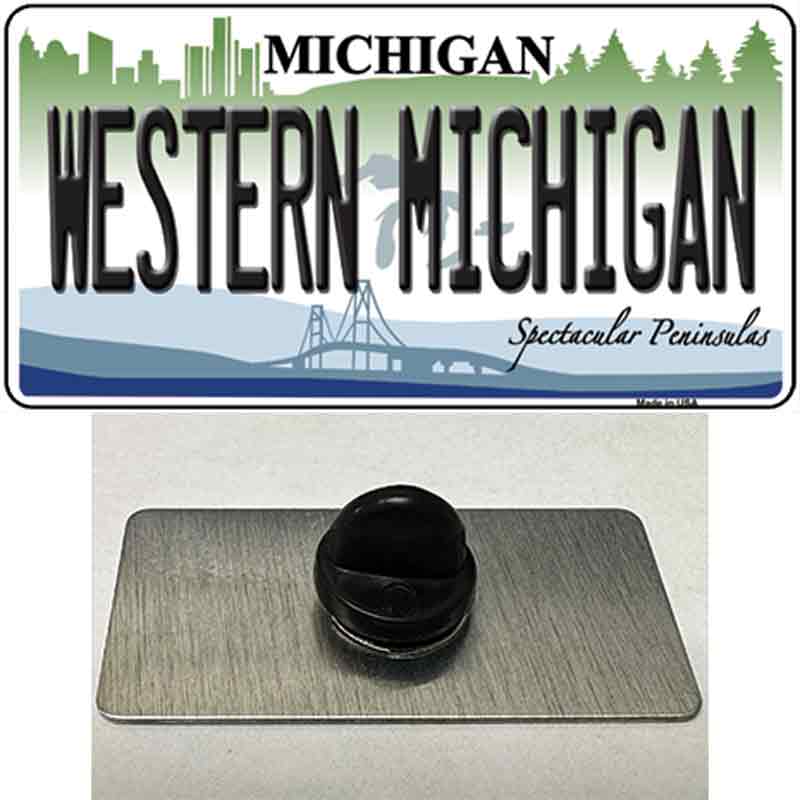 Western Michigan Novelty Metal Hat Pin