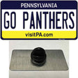Go Panthers Novelty Metal Hat Pin