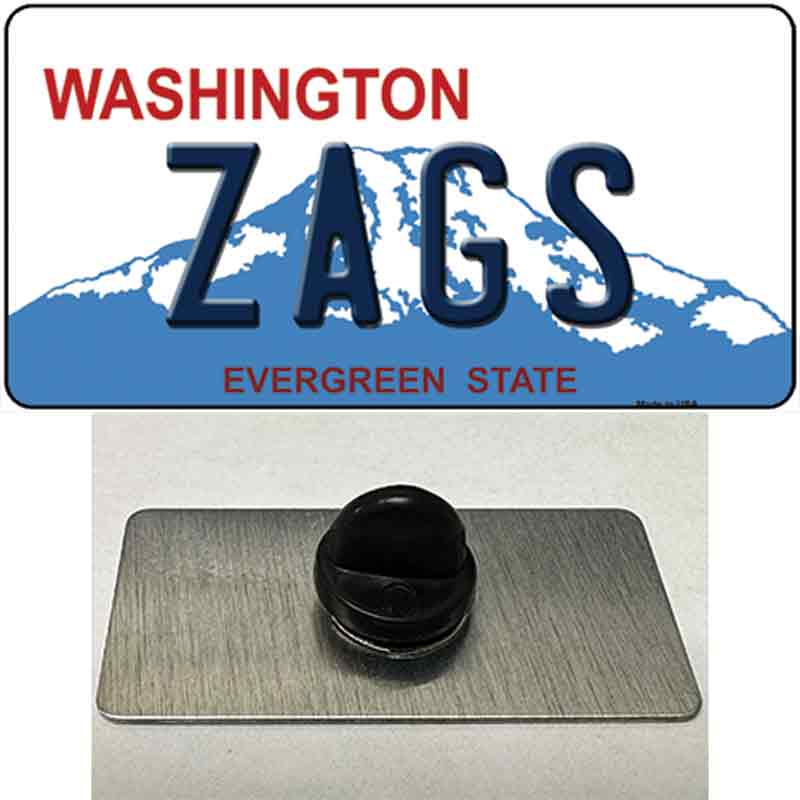 Zags Novelty Metal Hat Pin