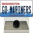 Go Mariners Novelty Metal Hat Pin Tag