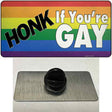 Honk If Youre Gay Novelty Metal Hat Pin Tag