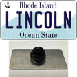 Lincoln Rhode Island Novelty Metal Hat Pin Novelty Metal Hat Pin