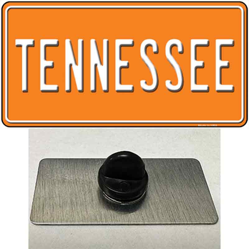 Tennessee Orange Novelty Metal Hat Pin Tag 1.5" x 0.75" Lapel Pin (PIN)
